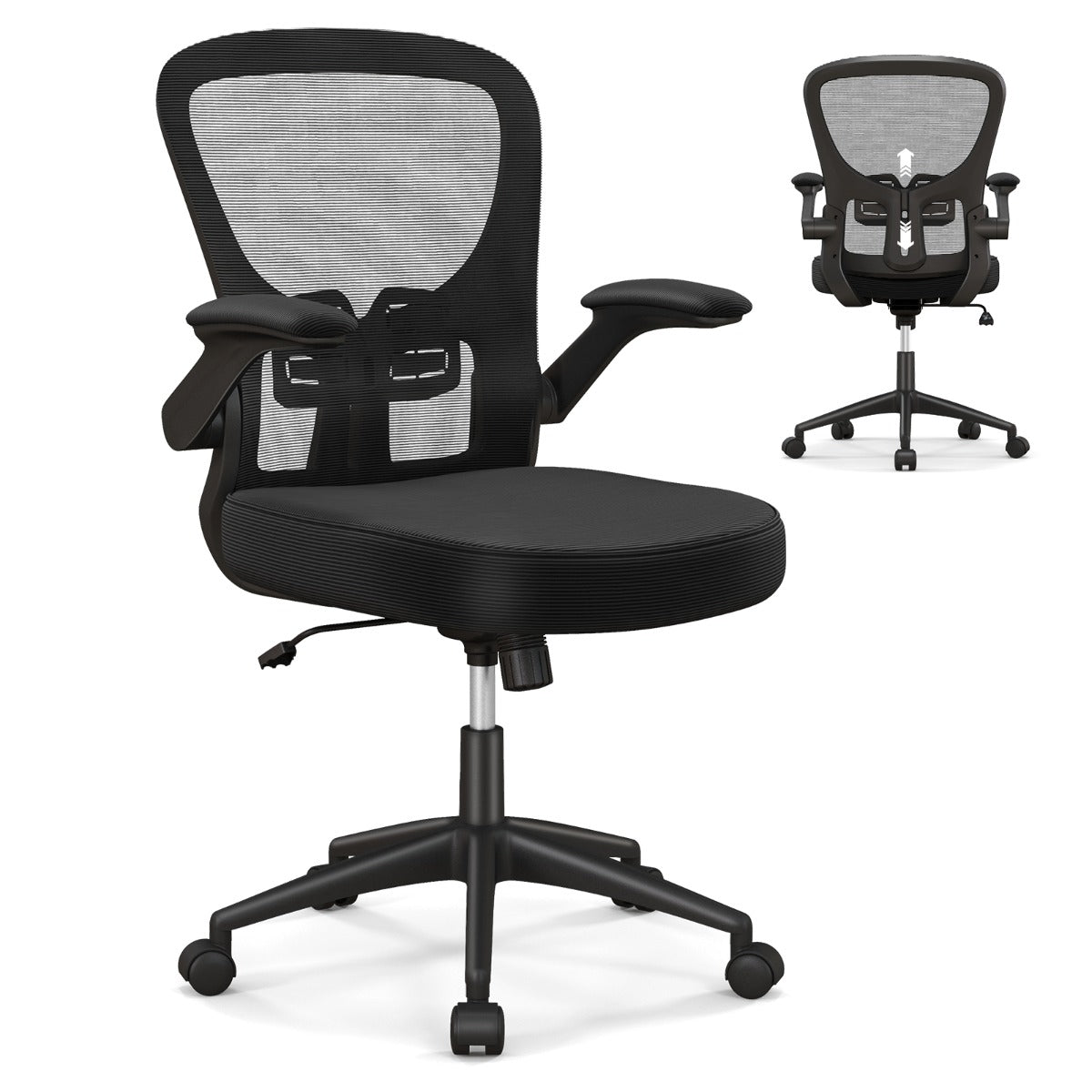 Cadeira de Escritório Ergonómica – Preto