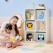 Estante para Brinquedos – 61,8x29,9x91,5 cm – Branco e Cinza – MDF