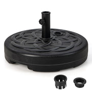 Base para Guarda-Sol Recheável – 56 cm – Preto – HDPE