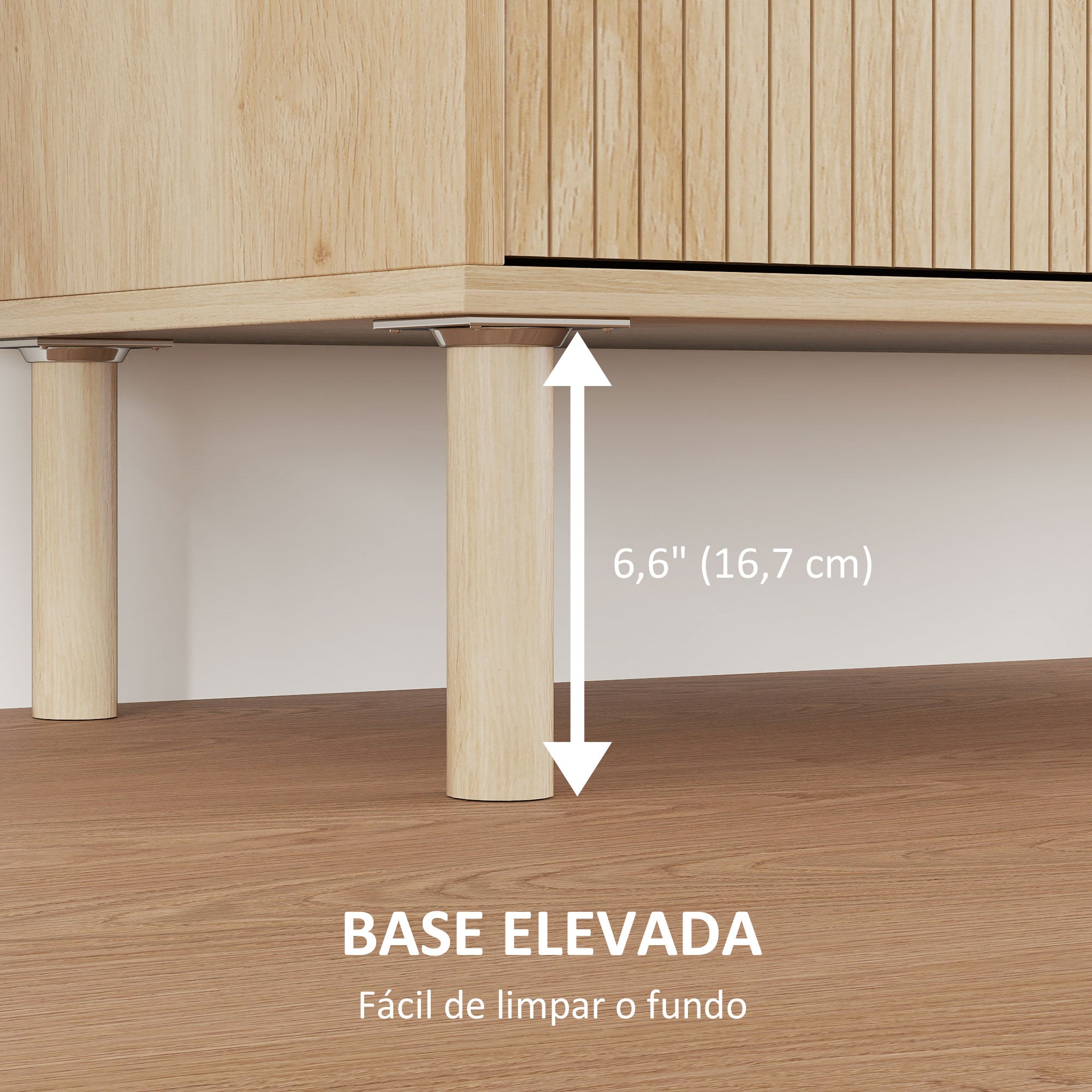 Aparador de Sala de Estar com Prateleira Ajustável Cor de Carvalho 78x40x77,5 cm