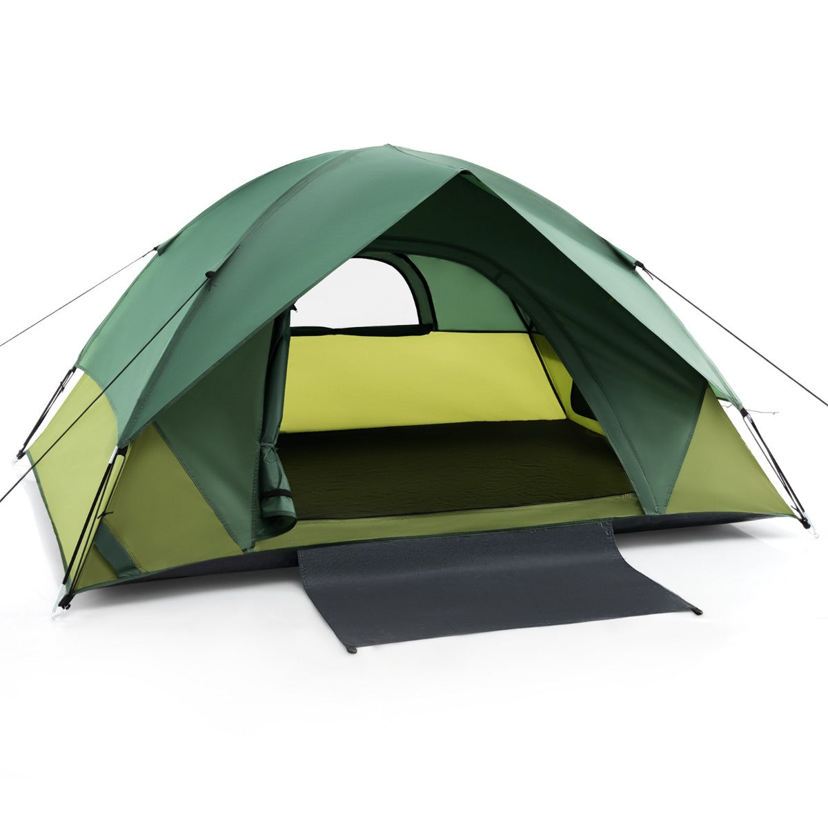 Tenda de Campismo Portátil – 2 Pessoas – Verde – Poliéster