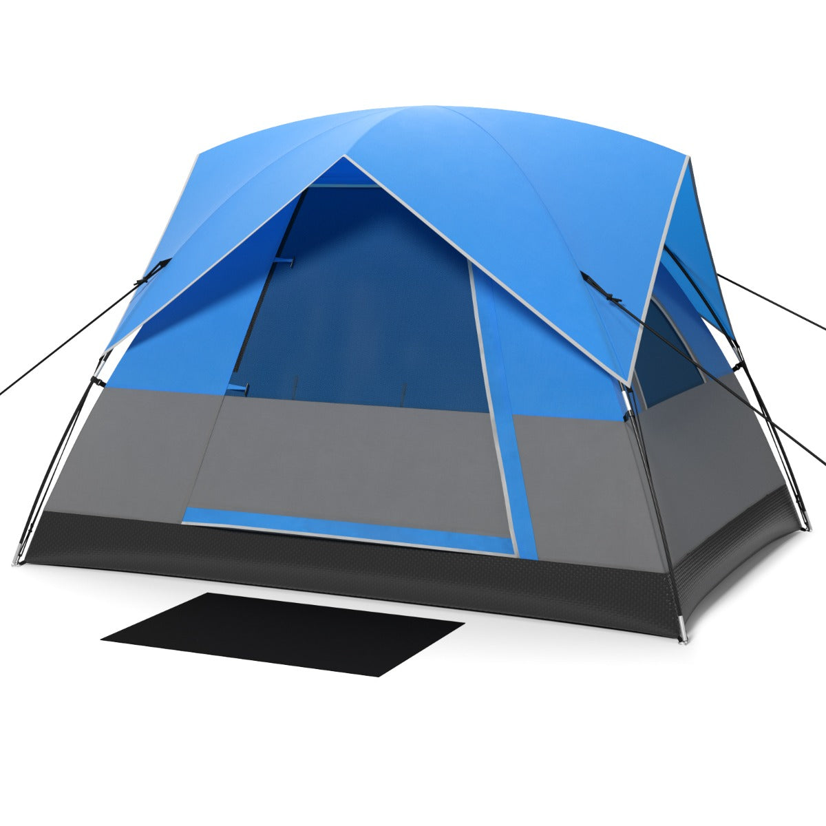 Tenda de Campanha Impermeável – Azul – Material não especificado
