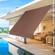 Toldo Telescópico e Retrátil 150/250 cm Resistente aos Raios UV - Marrón