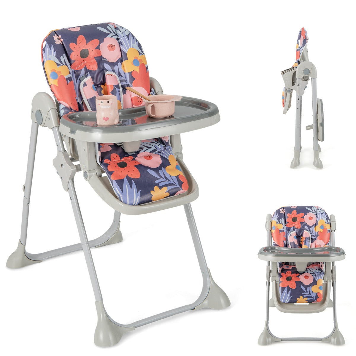 Trona Conversível para Bebés – 90-105 cm – Multicolor – material não especificado