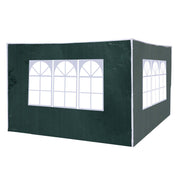 Conjunto de 2 Paredes Laterais para Tendas 293x193cm Verde Escuro