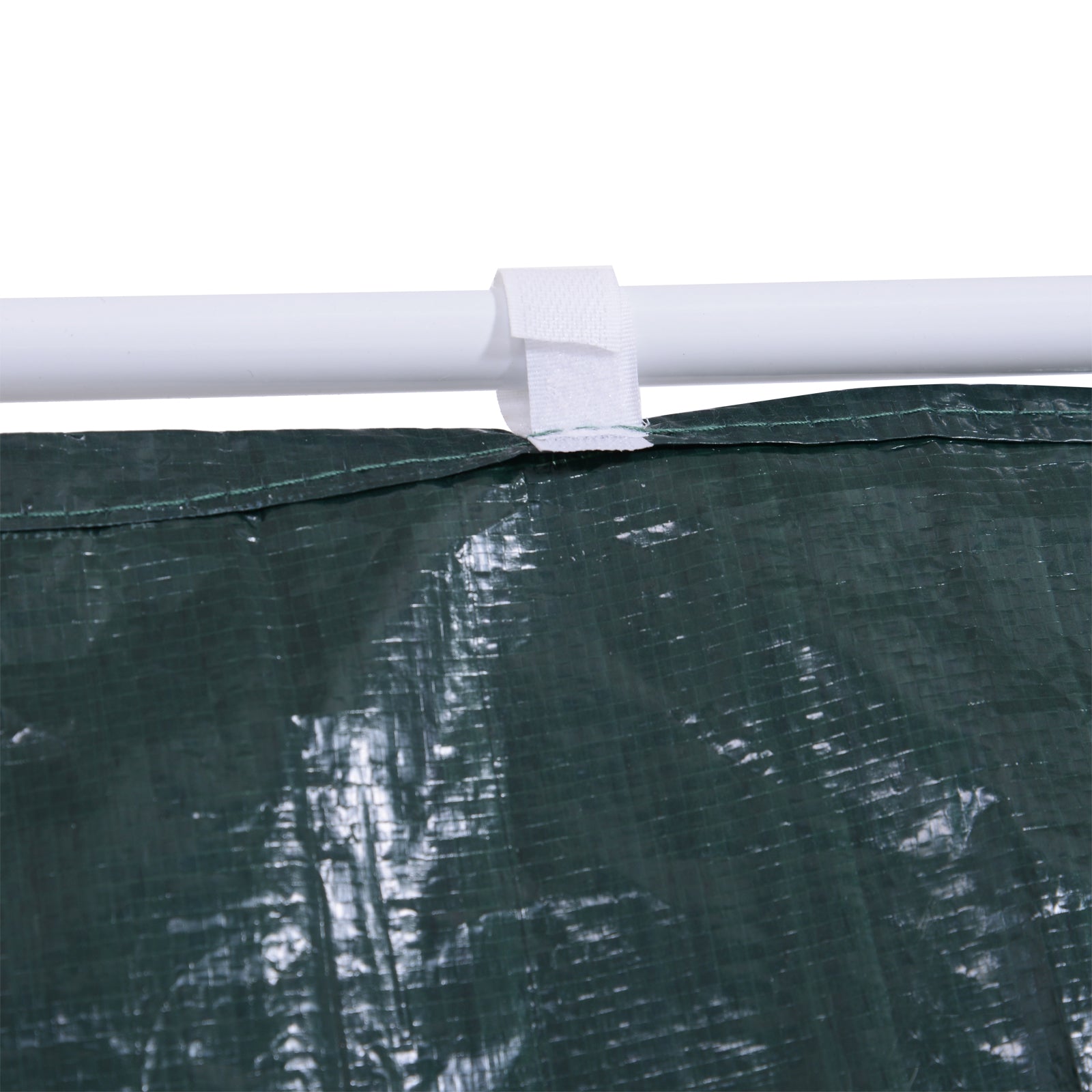 Conjunto de 2 Paredes Laterais para Tendas 293x193cm Verde Escuro