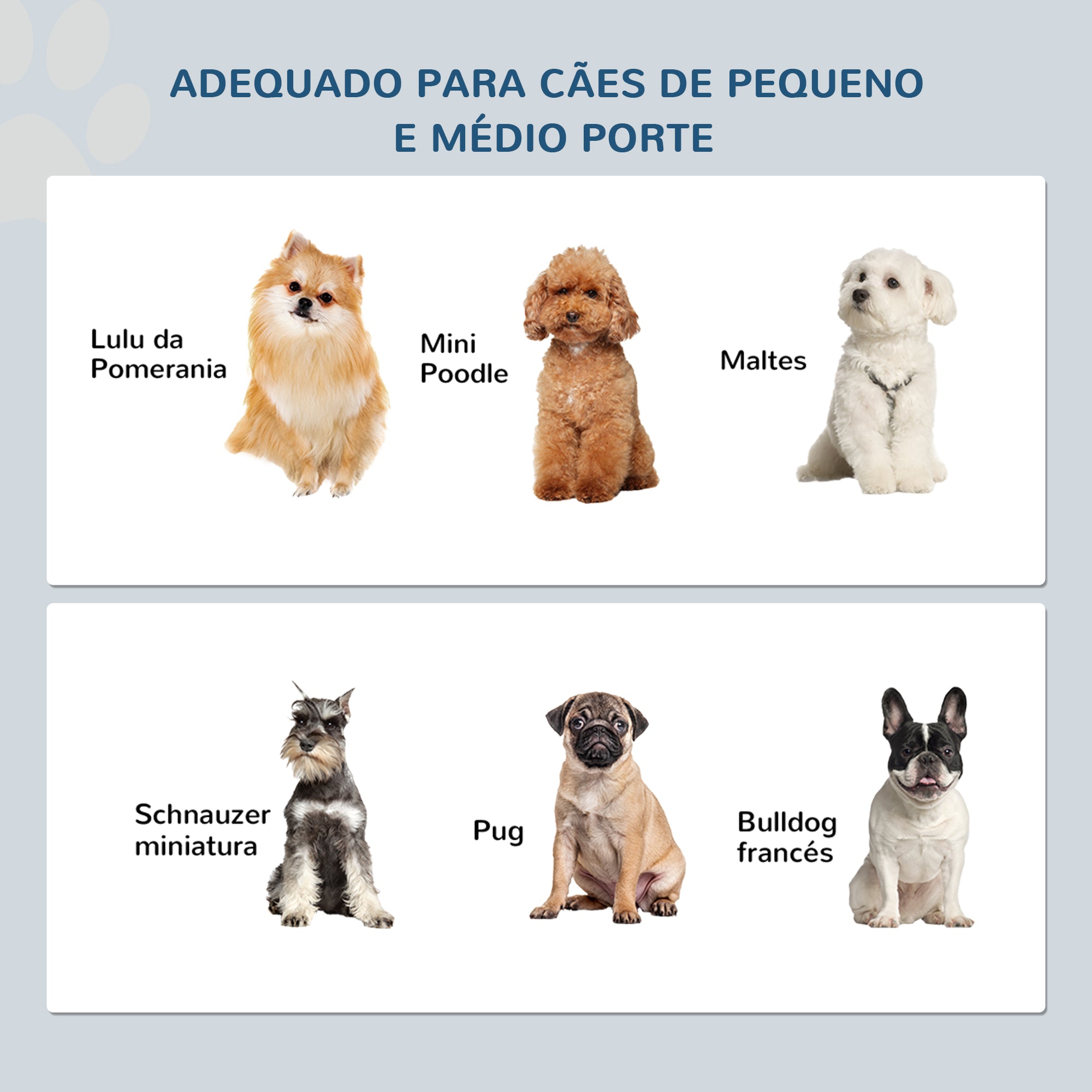 Comedouro Elevado para Cães - 44x24x15 cm - Cinza