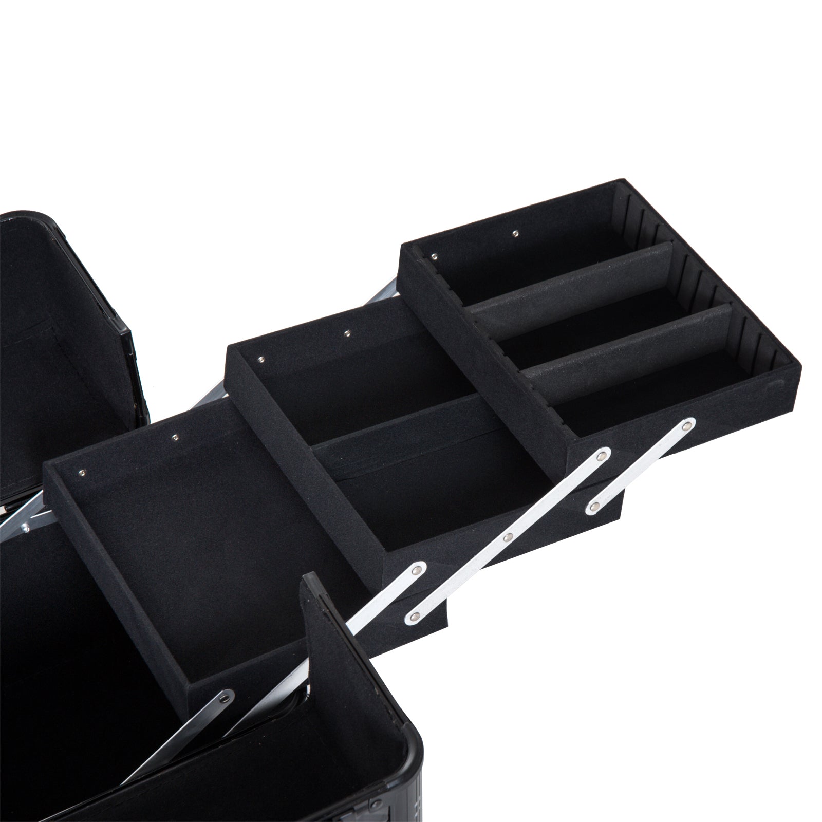Organizador de Cosméticos Profissional 35,5x20x25,5 cm Preto