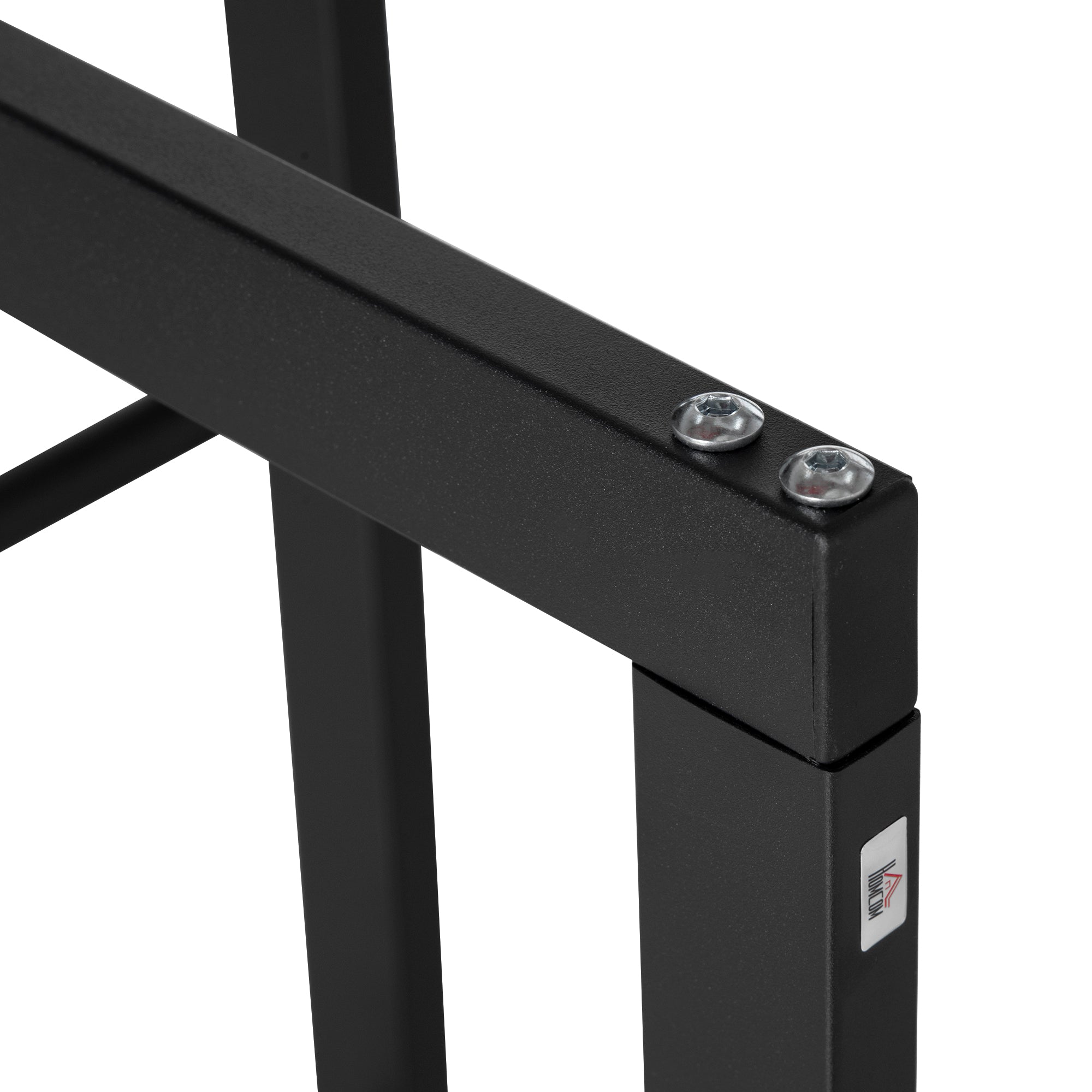 Suporte para Lenha Metálico – 40x25x100 cm – Preto