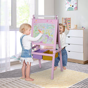 Cavalete Infantil 3 em 1 58,5x50,5x118 cm Rosa