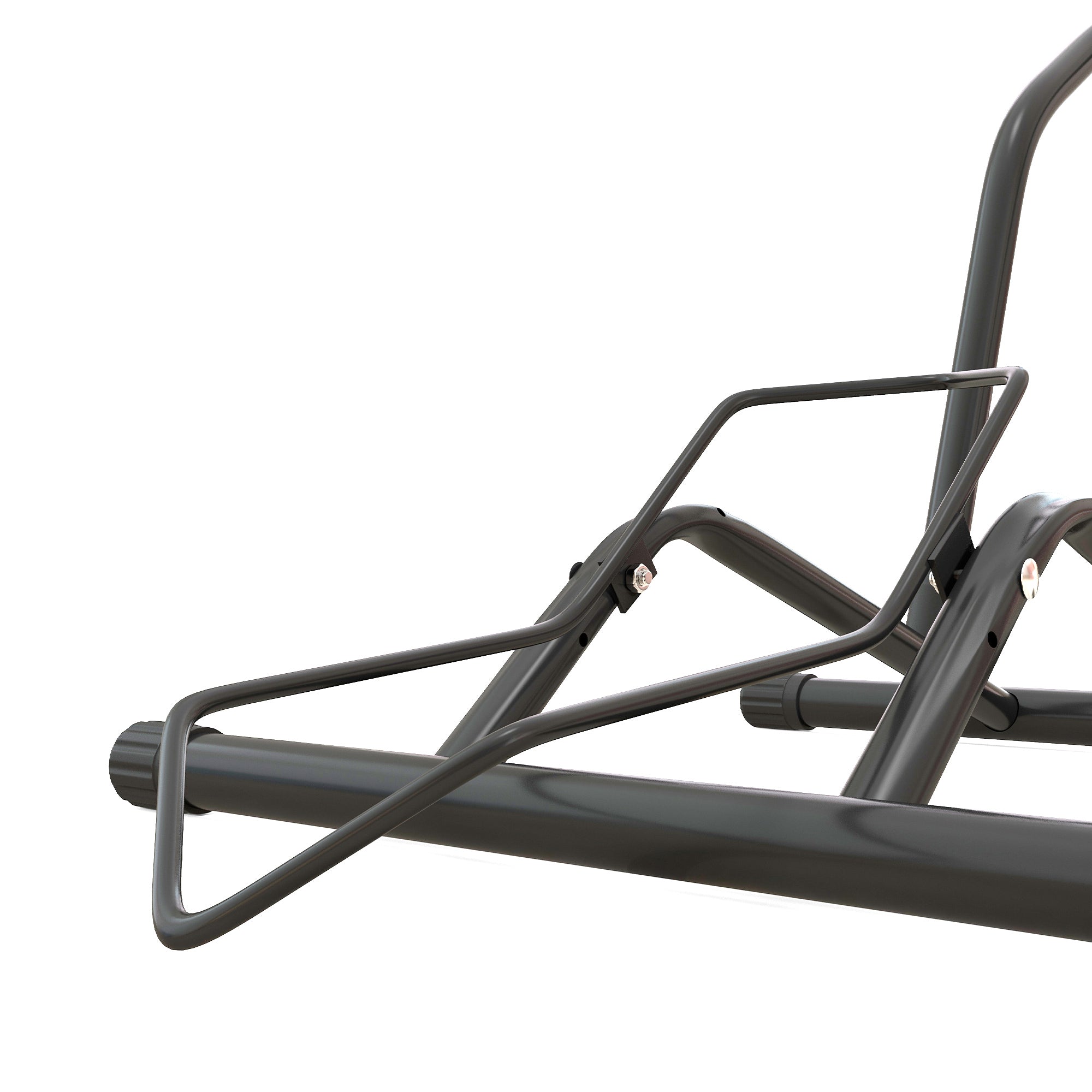Estacionamento para Bicicletas de Aço 59x41x38 cm - Cor Preto