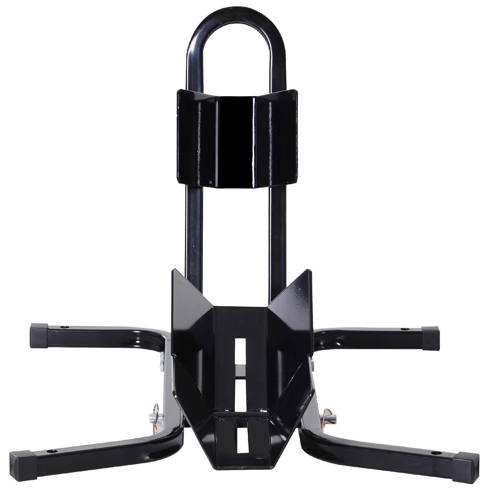 Suporte Ajustável para Roda de Motocicleta - Medidas 60x55x43cm - Cor Negro