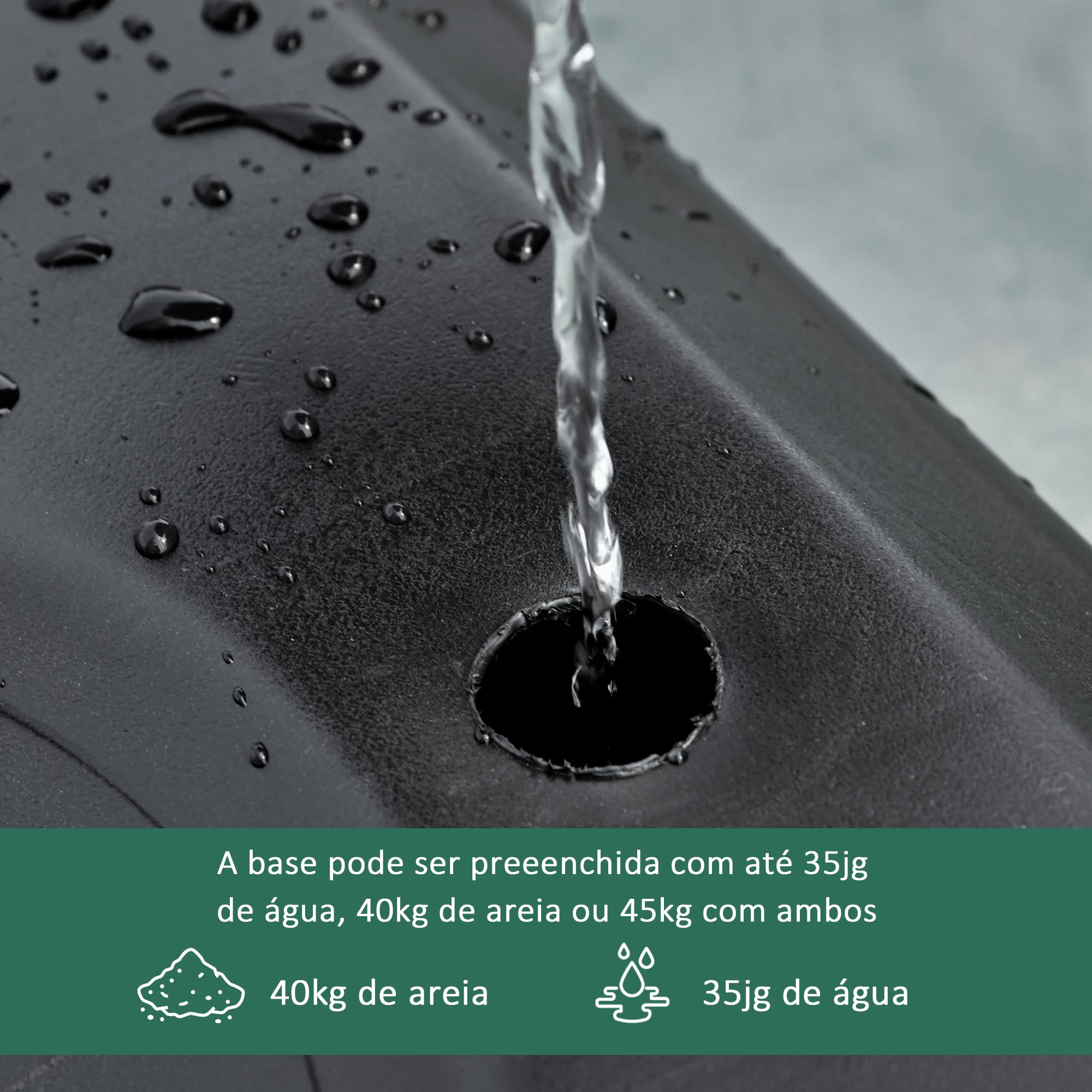 Tabela de Basquetebol com Altura Ajustável 206-260 cm Cor Preto