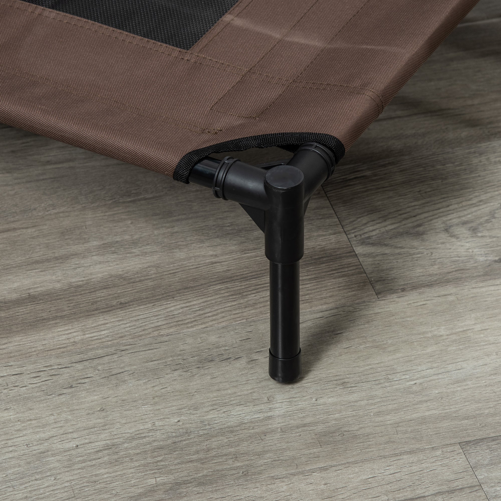 Cama para Animais de Estimação – 76x61x18cm – Marrom – Metal e Tecido Oxford