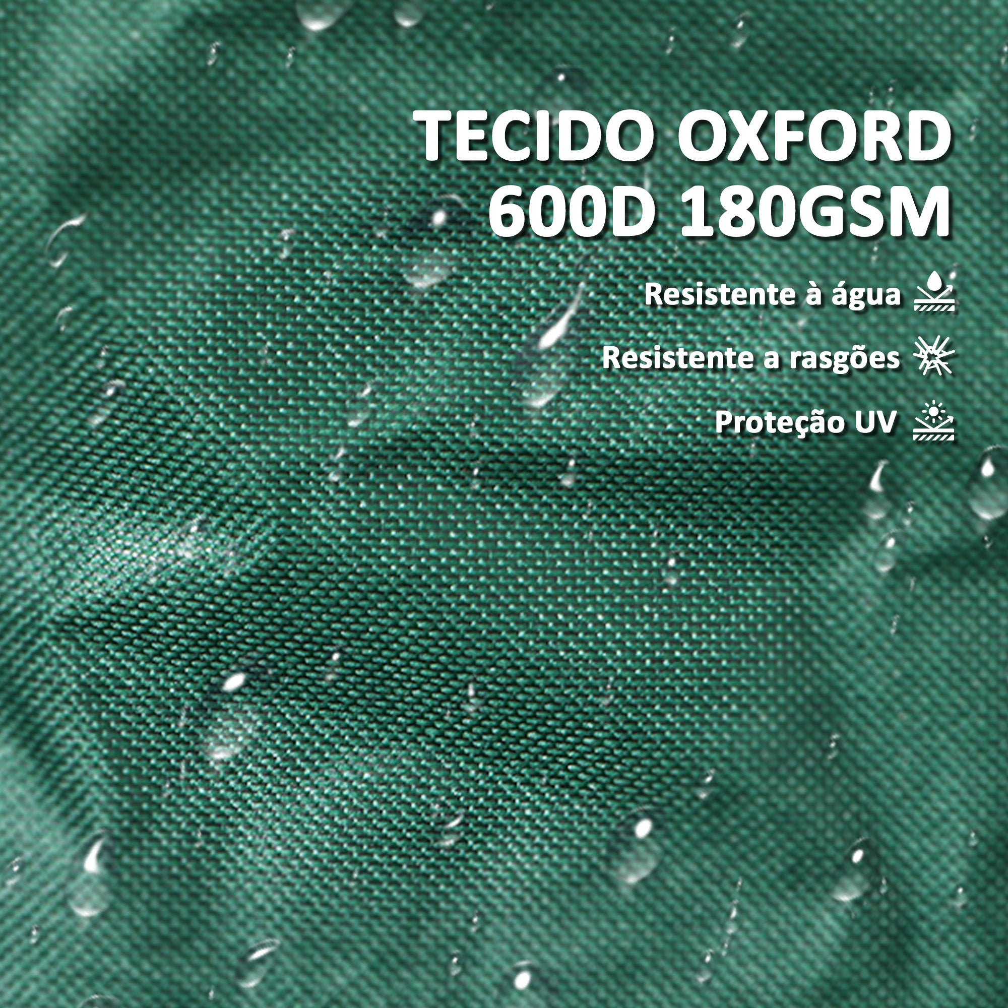 Conjunto de 4 Sacos para Resíduos de Jardim Ø47x50 cm Verde