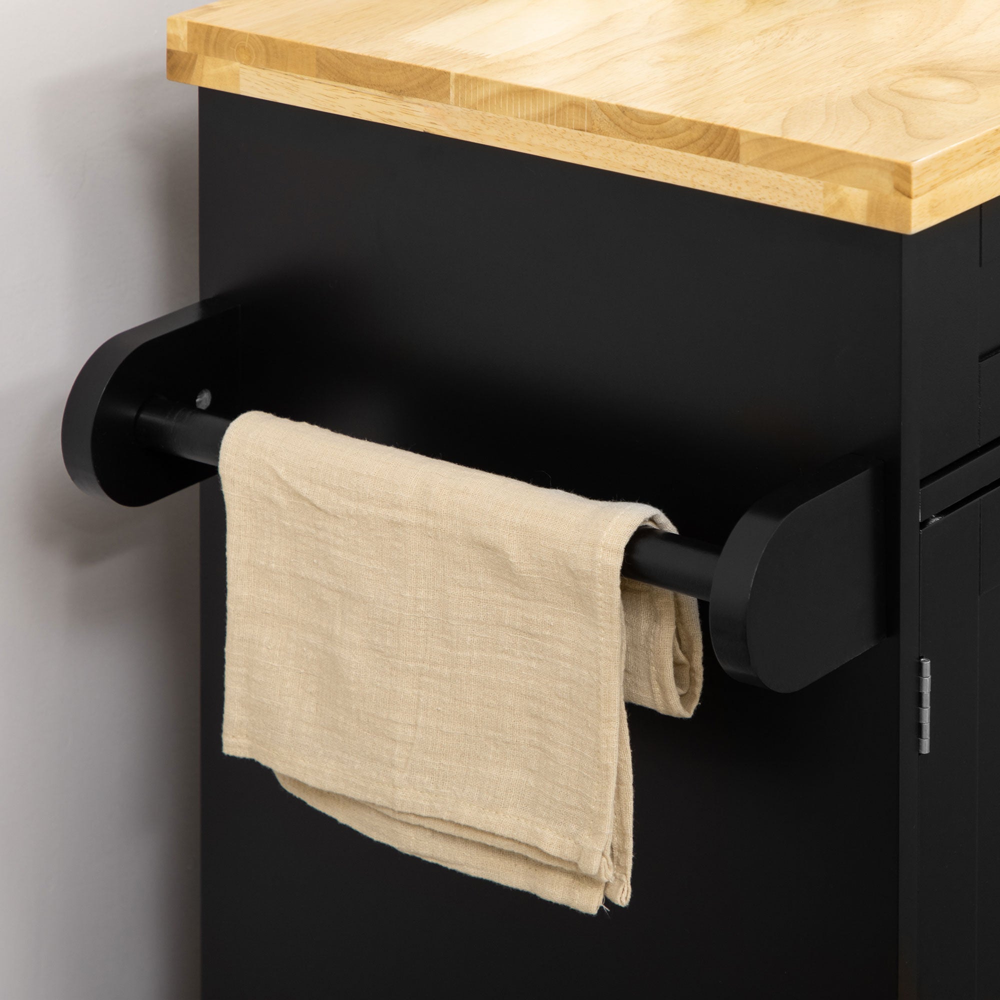 Carrinho de Cozinha 109x40x89cm - Preto