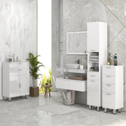 Móvel Auxiliar Casa de Banho Moderno 60x30x93 cm Branco