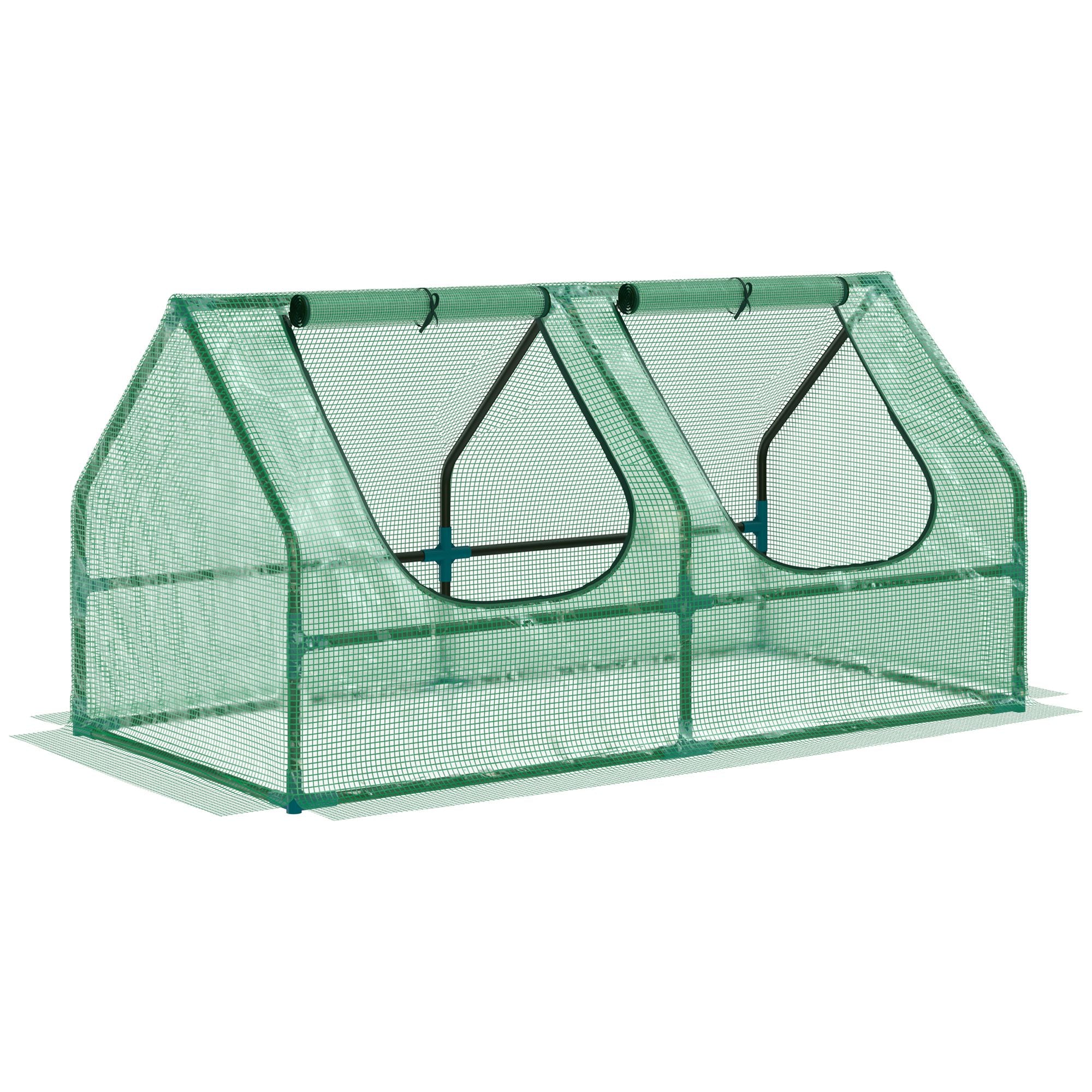 Estufa Verde para Jardim e Varanda - 120x60x60 cm