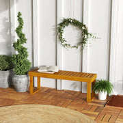 Banco de Jardim em Madeira Teca – 120x34x43 cm