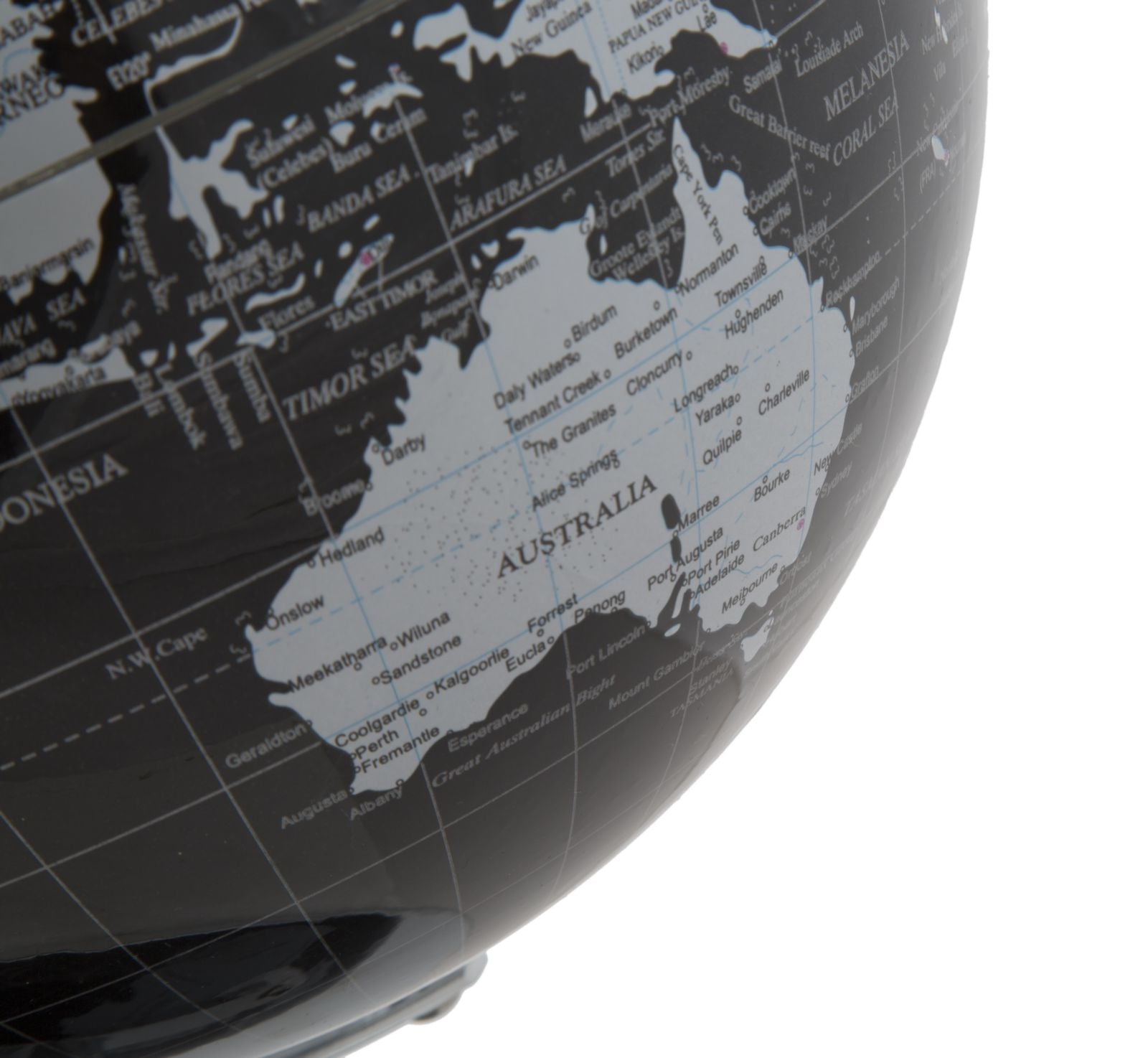 Globo Decorativo INDUSTRIAL – Preto/Prata