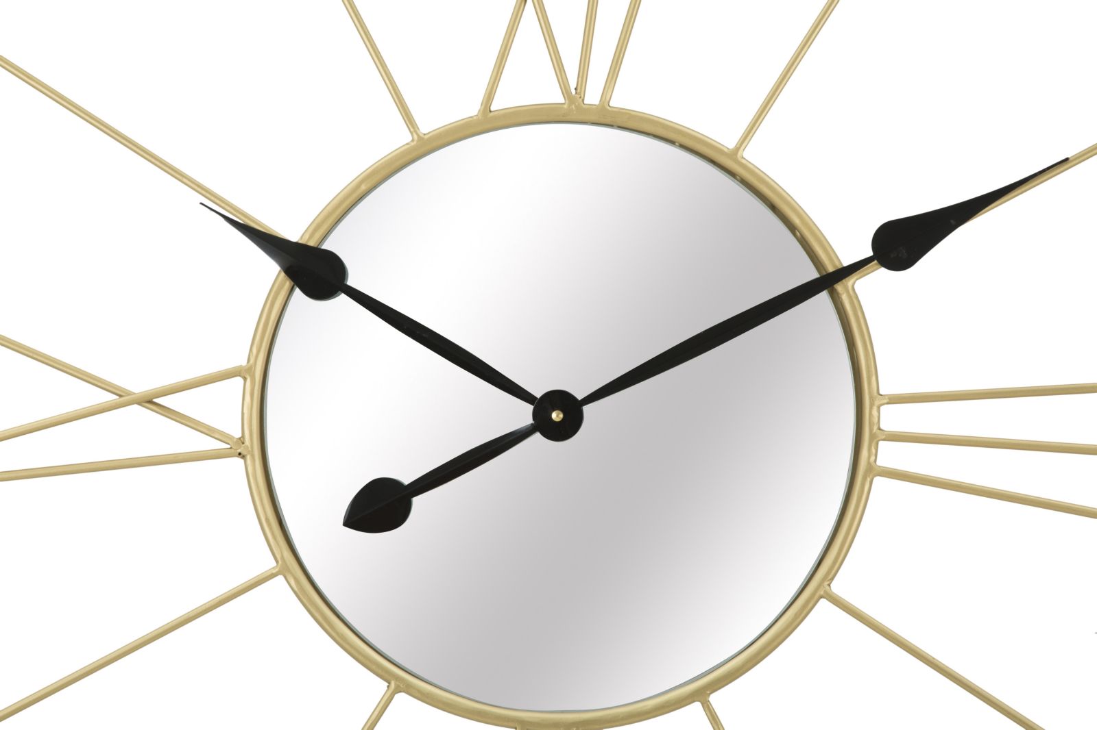 Relógio de Parede – Dourado/Preto – Ferro