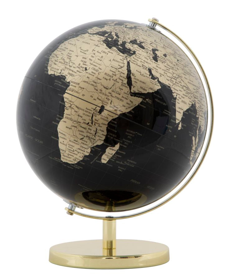Globo Decorativo GLAM – Preto/Dourado