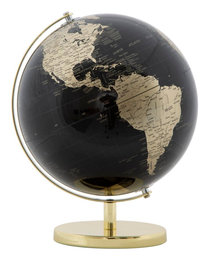 Globo Decorativo GLAM – Preto/Dourado