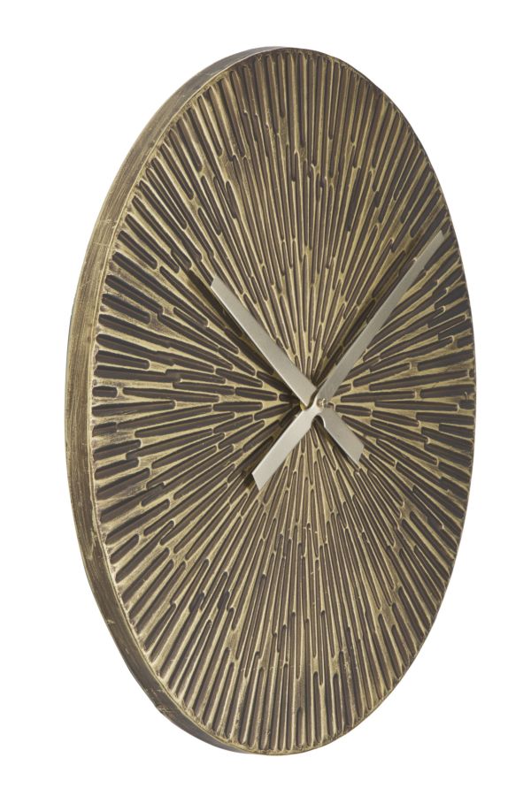 Relógio de Parede INDUSTRIAL – – bronze – ferro