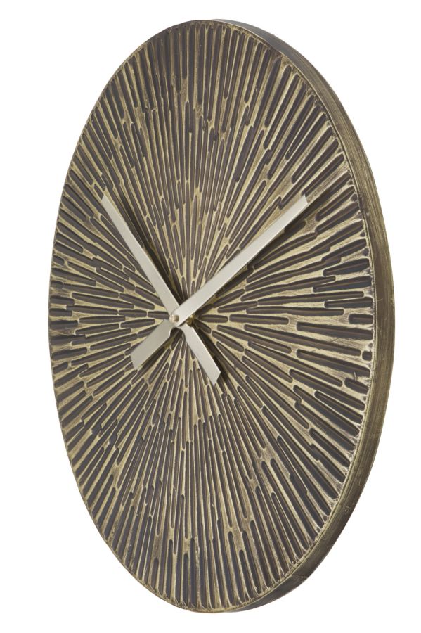 Relógio de Parede INDUSTRIAL – – bronze – ferro