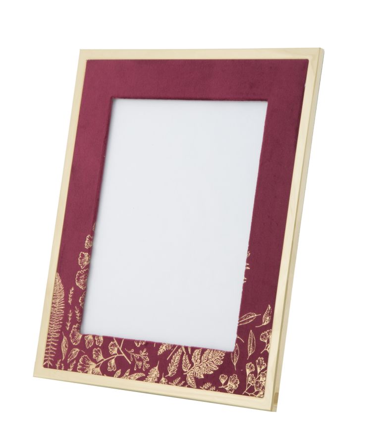 Moldura GLAM – Bordeaux/Dourado