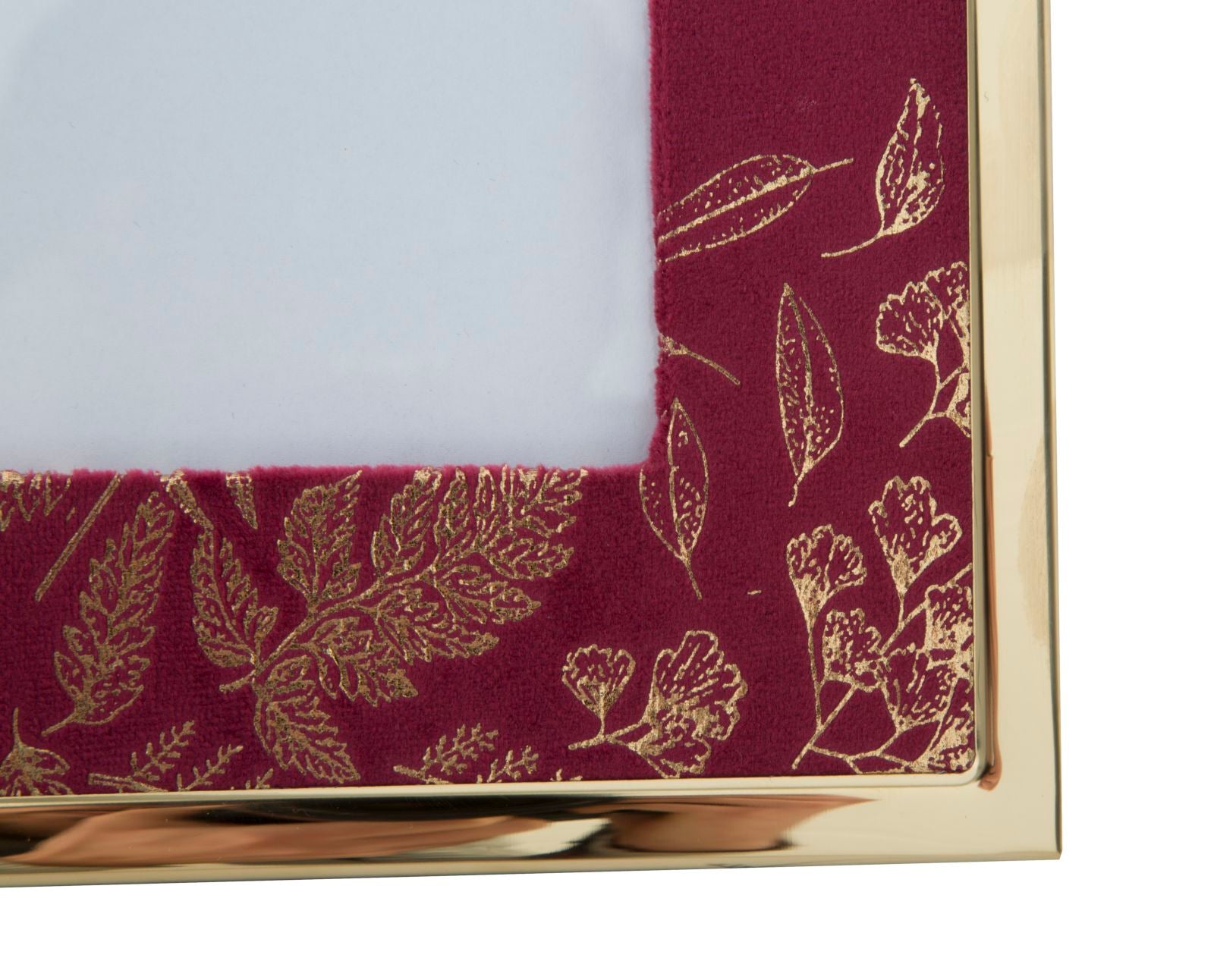 Moldura GLAM – Bordeaux/Dourado
