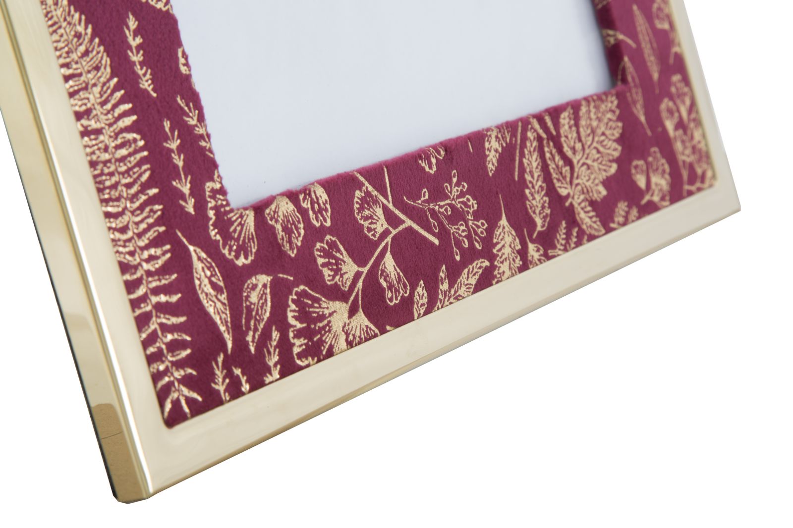 Moldura GLAM – Bordeaux/Dourado