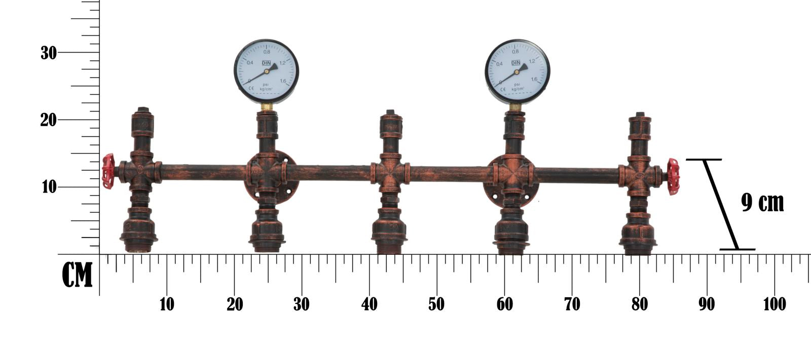 Candeeiro Estilo Industrial INDUSTRIAL – Preto