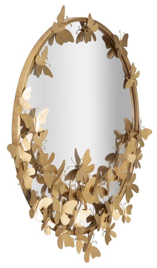 Espelho Redondo GLAM – Dourado