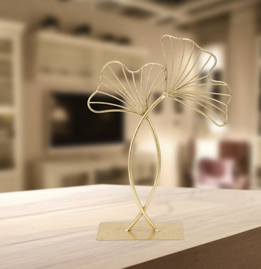 Escultura Metálica GLAM – Dourada