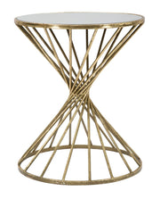 Mesa Redonda Pequena GLAM – Dourado