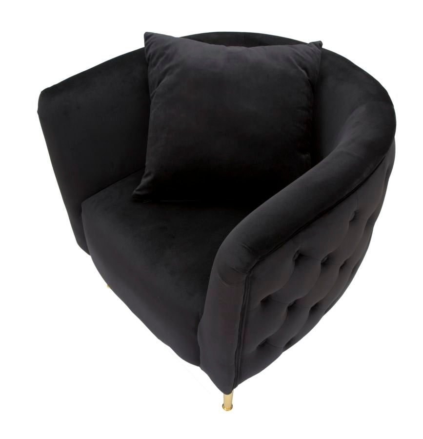 Poltrona GLAM – Preto