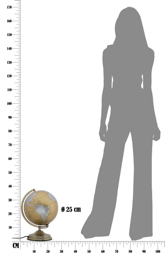 Candeeiro de Mesa GLAM – Dourado/Ferrugem/Prateado