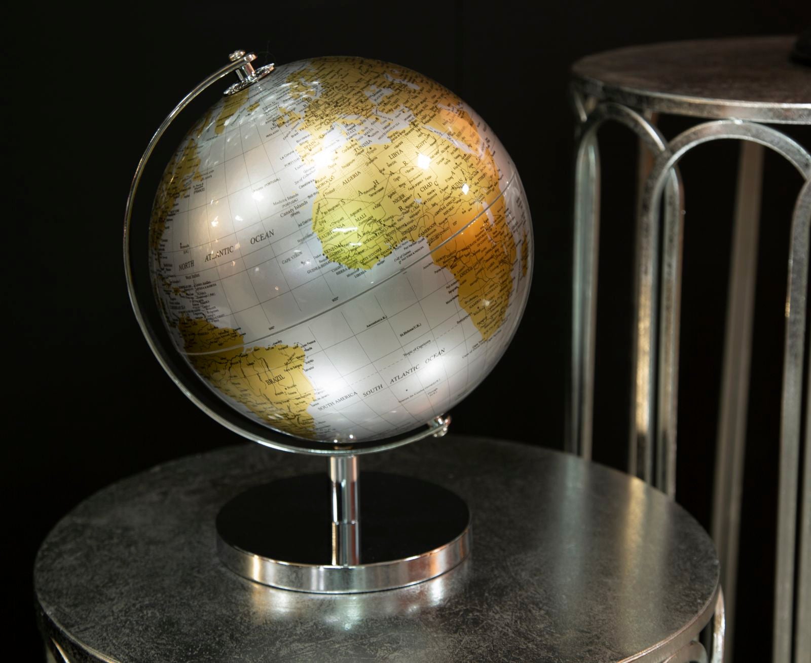 Globo Decorativo GLAM – RUST/PRATA