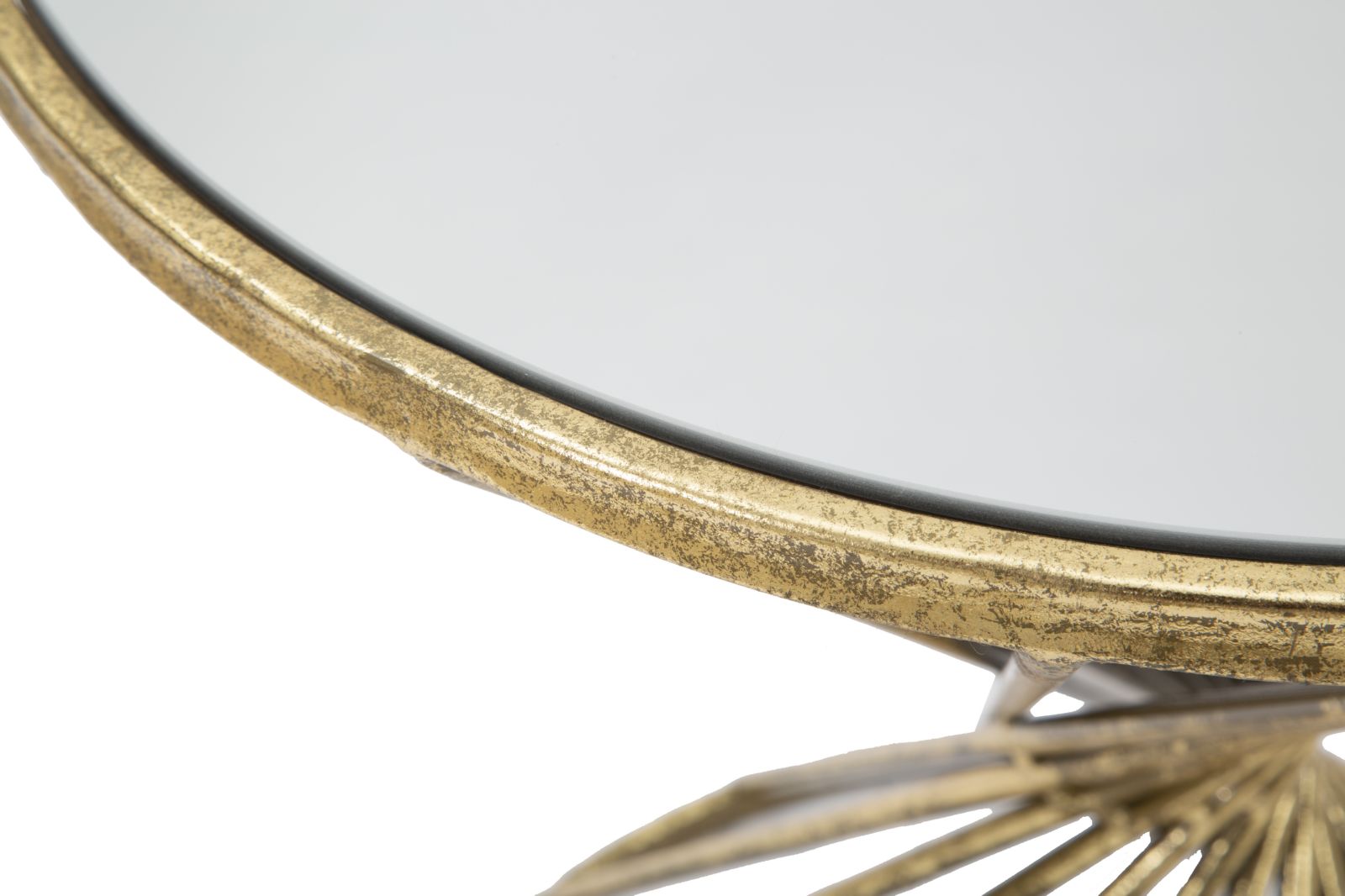 Mesa Redonda Pequena GLAM – Dourado