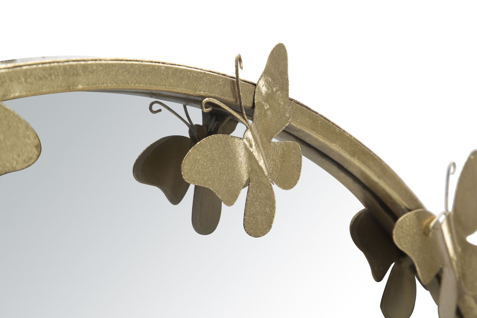 Espelho de Parede Redondo GLAM – Dourado