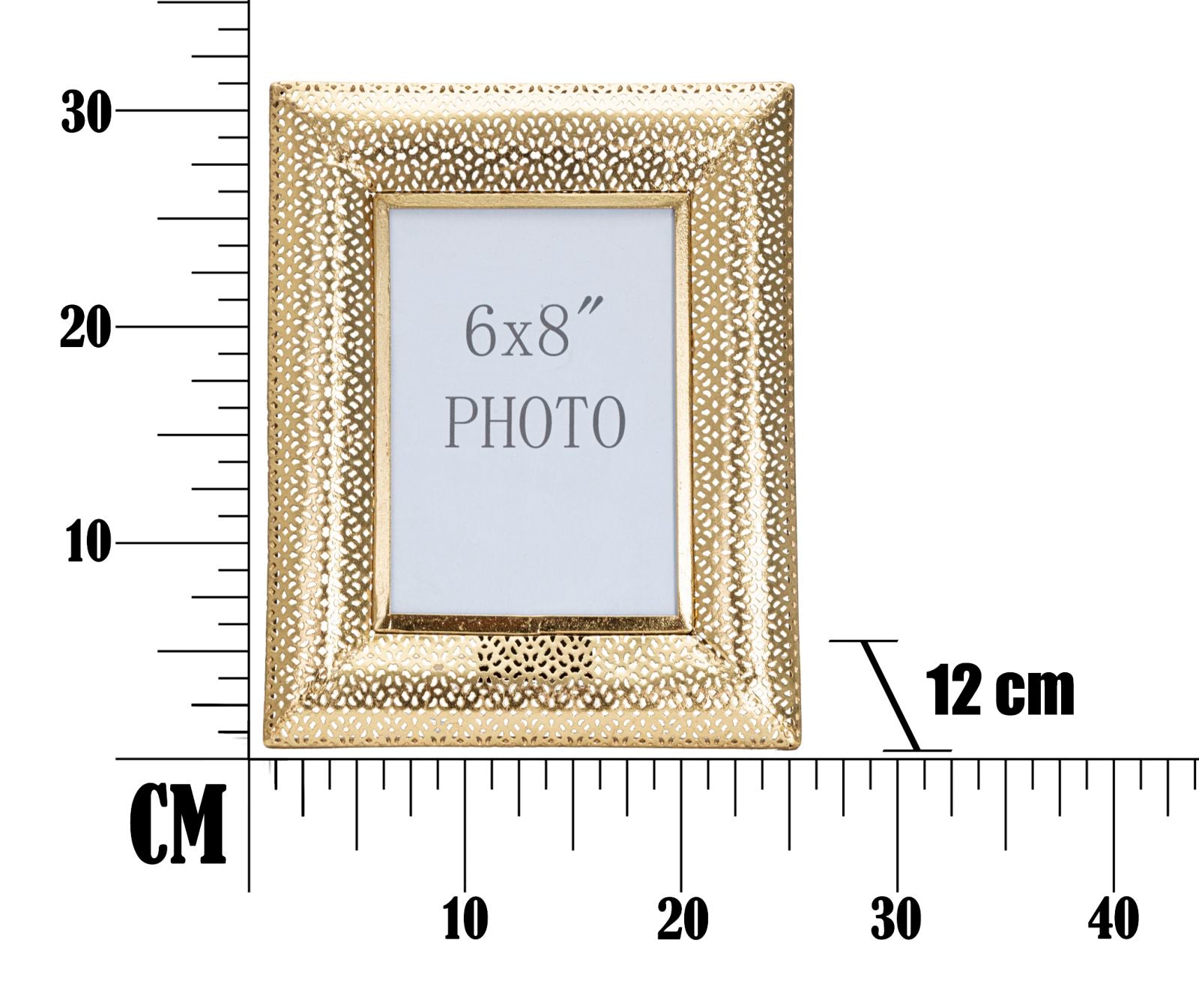 Moldura Fotográfica Elegante GLAM – Dourada