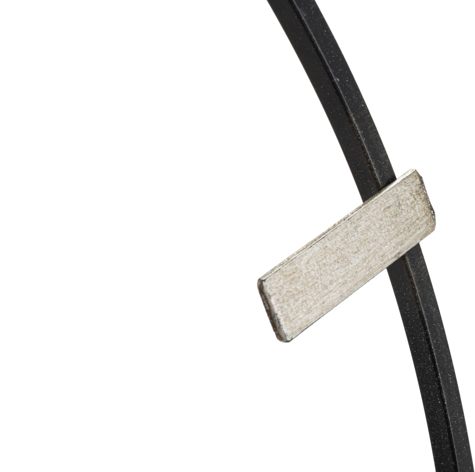 Relógio de Parede – Preto e Prateado – Ferro