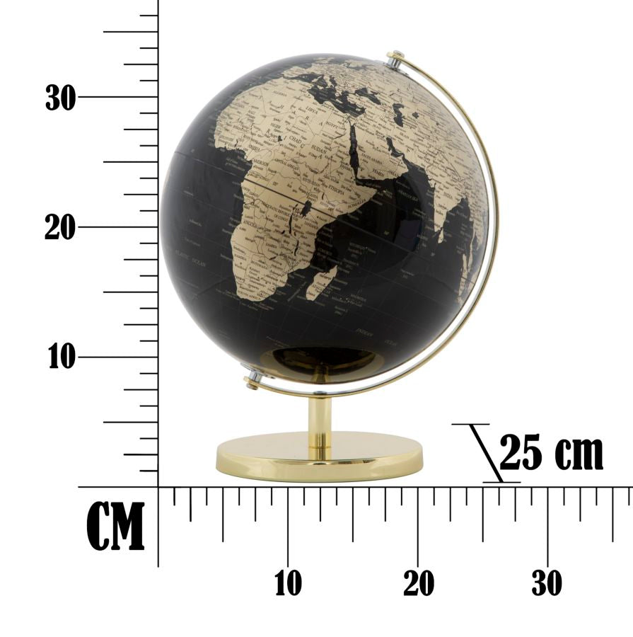 Globo Decorativo GLAM – Preto/Dourado