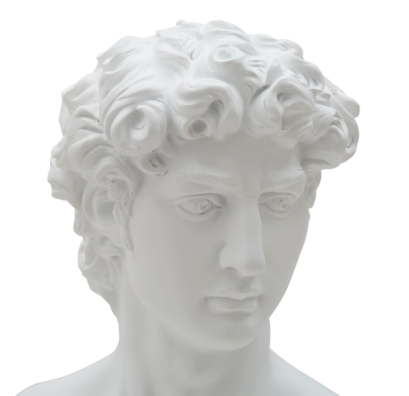 Figura de Cabeça em Polyresina GLAM – Branco