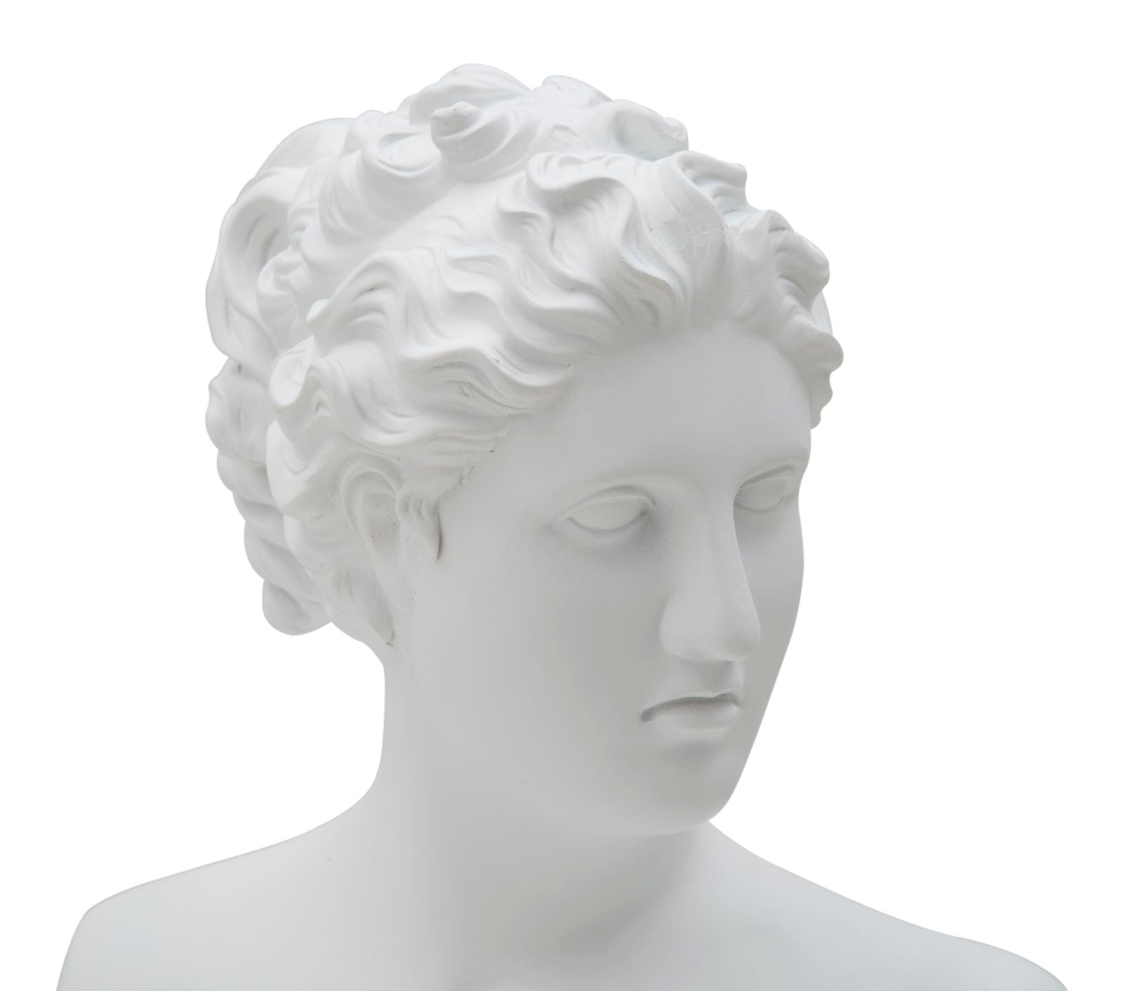 Escultura Cabeça de Mulher GLAM – Branco