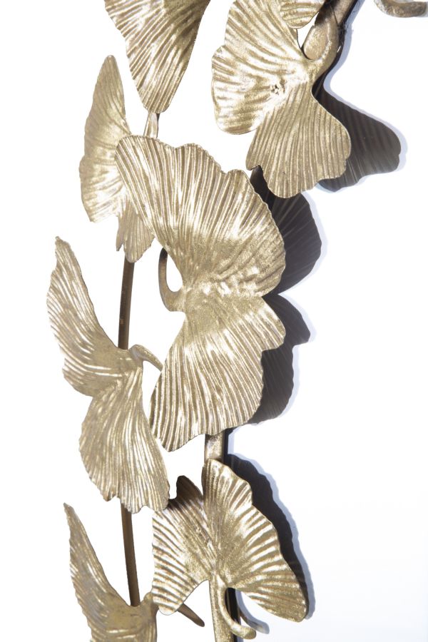Espelho Redondo Metálico GLAM – Dourado