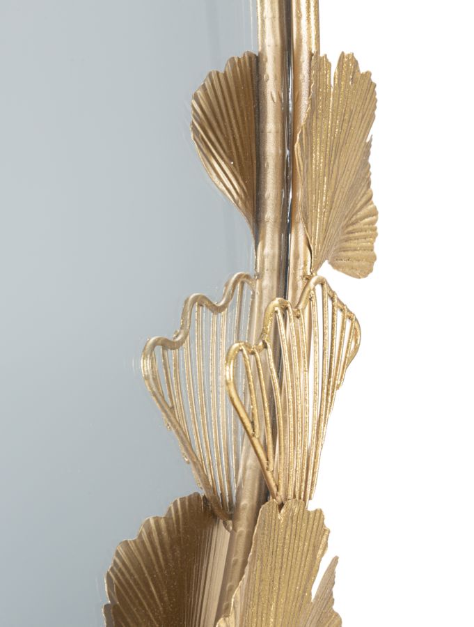 Espelho de Parede em Metal GLAM – Dourado