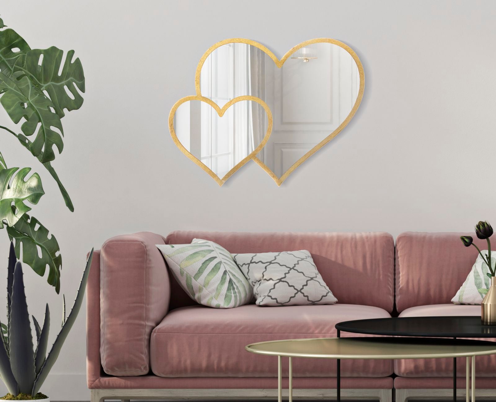 Espelho de Parede GLAM – Dourado