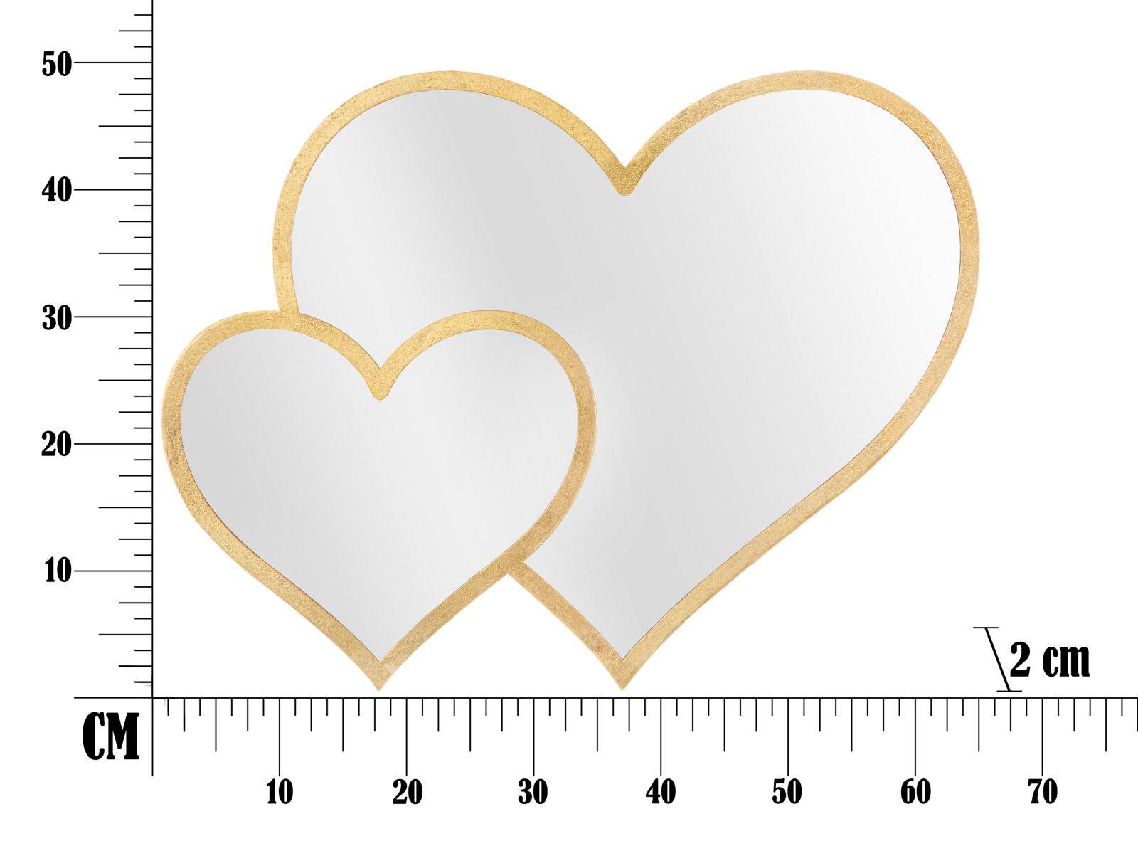 Espelho de Parede GLAM – Dourado